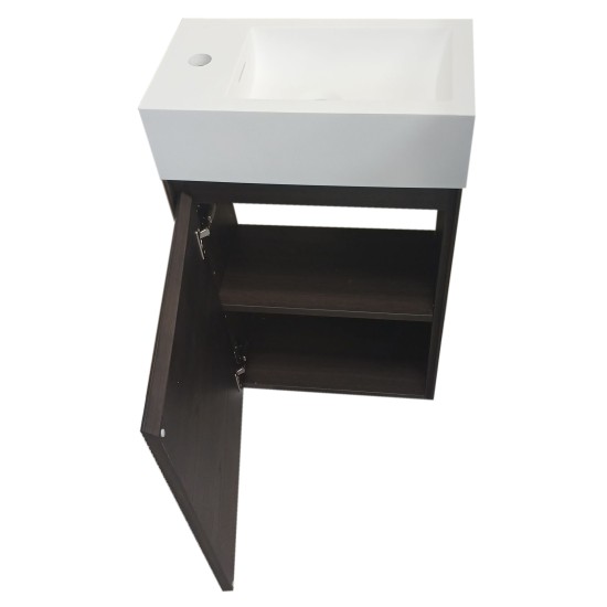 Vannas istabas skapītis ar izlietni MAGNOLIA46, stiprināms pie sienas