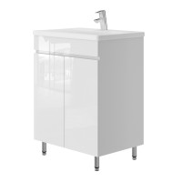 Bathroom cabinet with washbasin ARIADNA AP2-60 white