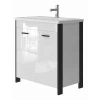 Тумба с умывальником BROOKLYN BR-80 черный