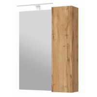 Cabinet BRONX with mirror MC-65 brown hanging