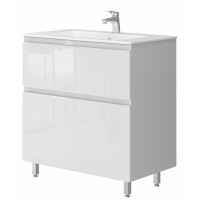 Bathroom cabinet with washbasin Ester ES-80 white