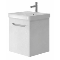Bathroom cabinet with washbasin LIVORNO LVR-50 textured white hanging