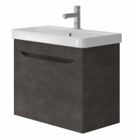 Bathroom cabinet with sink LIVORNO LVR-70 textured stone hanging