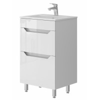 Bathroom cabinet with washbasin NEO-50 white