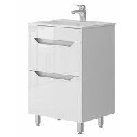 Bathroom cabinet with washbasin NEO-60 white
