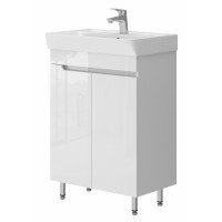 Bathroom cabinet with washbasin OZ-60 white