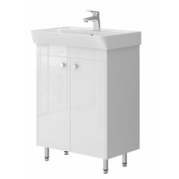 Bathroom cabinet with washbasin TN-60 white