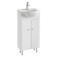 Bathroom cabinet with washbasin 4002 D40 legs.