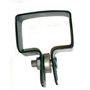 Clamp for metal fence with screws green (Ral6005)