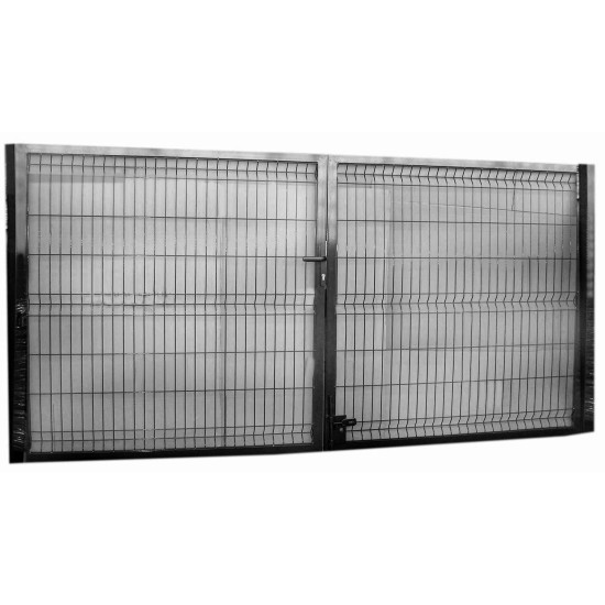 Gate with two posts 1530x3000mm (Ral7016)