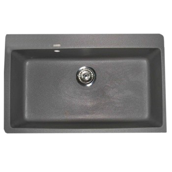 Granitinė plautuvė VIGA7 grey SU SIFONU Granitinė plautuvė VIGA7 grey SU SIFONU