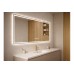Mirror 30635 LED with anti-fog function and clock