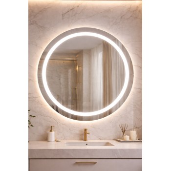 Veidrodis 45628 LED išmanus su funkcija nuo rasojimo, laikrodžiu ir termometru Veidrodis 45628 LED išmanus su funkcija nuo rasojimo, laikrodžiu ir termometru