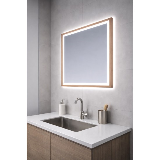 Veidrodis AC003 su LED apšvietimu 1200x700x40