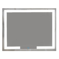 Veidrodis F901 LED išmanus su funkcija nuo rasojimo, laikrodžiu ir termometru