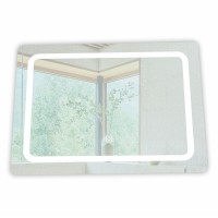 Veidrodis F908 LED išmanus su funkcija nuo rasojimo, laikrodžiu ir termometru