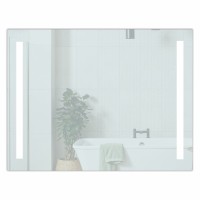 Veidrodis F931 LED išmanus su funkcija nuo rasojimo, laikrodžiu ir termometru