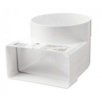 Rectangular-round elbow 110x55 d100 521P