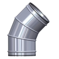 Līkums kanālam D200/45