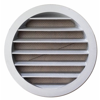 Grotelės ventiliacijos DN160 aliuminio apvalios