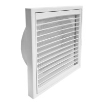 Ventilation grille with outlet d150(176x176)