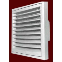 Grotelė ventiliacinė su antvamzdžiu d150 176x176 KR150