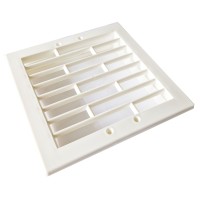 Grotelė ventiliacinė 140x140 balta