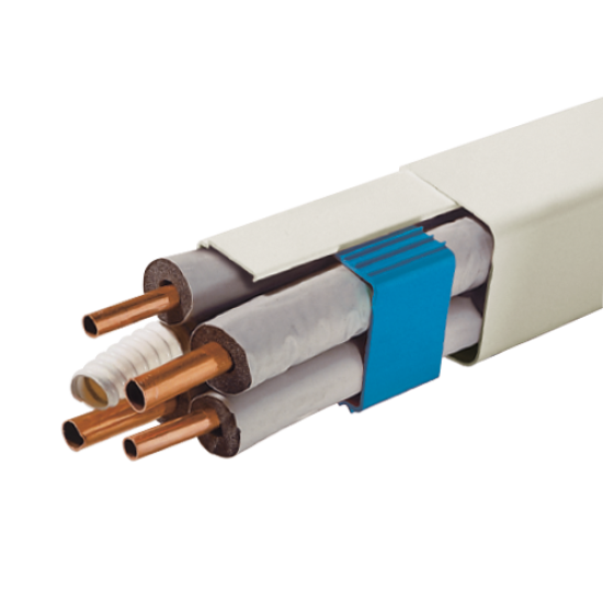 Kanalas 90x65mm (L-2), baltas su apsaugine plėvele