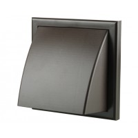 Grotelė vent. su atb. vožtuvu ruda d100 MV102VK-R