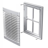 Ventilation grille, screw-fastened, 182x251mm MV126S