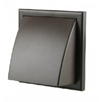 Grotelė vent. su atb. vožtuvu ruda d125 MV122VK-R