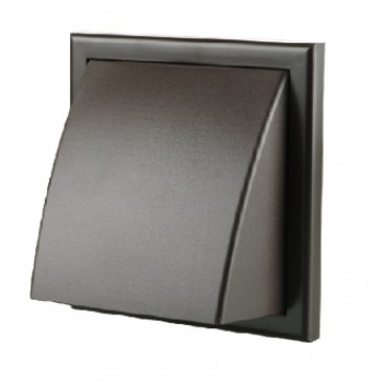 Grotelė vent. su atb. vožtuvu ruda d125 MV122VK-R