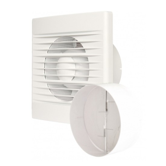 Ventiliatorius  STYL120WC-P su laikmačiu ir atb. vož. /007-1671P