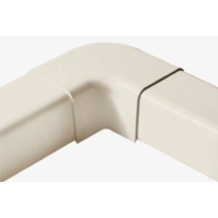 Līkums perpendikulārs 70x55mm, balts