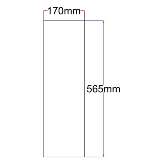 Shelf glass 61016