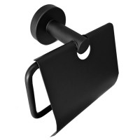 Paper holder with lid 303 black matt