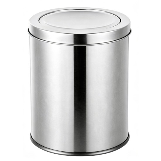 Waste bin AVARD-12L stainless steel chrome