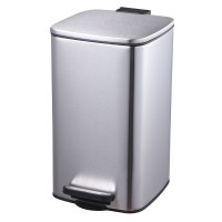Waste bin AXEN-8L stainless steel chrome