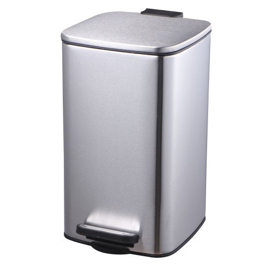 Waste bin AXEN-8L stainless steel chrome
