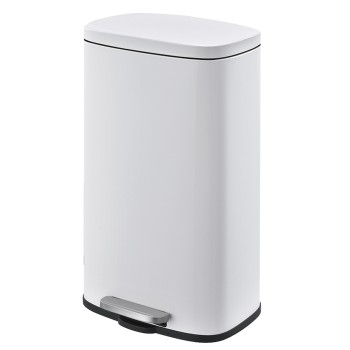 Waste bin FIRENZE-12L stainless steel white Waste bin FIRENZE-12L stainless steel white