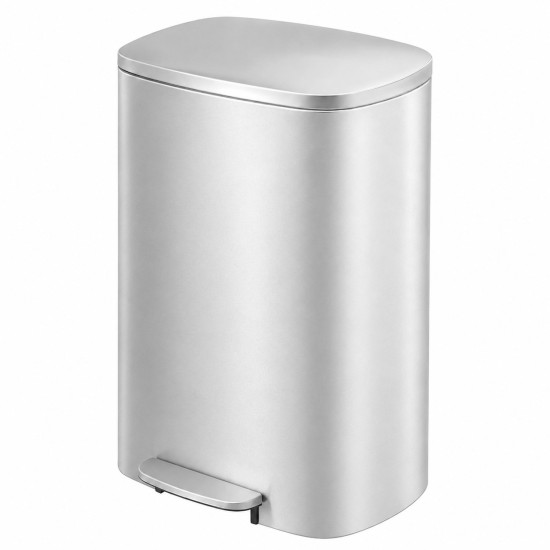 Waste bin FIRENZE-12L stainless steel matt