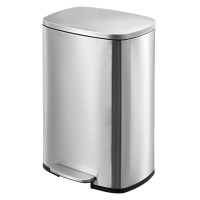 Waste bin FIRENZE-30L stainless steel matt