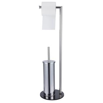 Toilet brush FLORO1690 black glass stainless steel Toilet brush FLORO1690 black glass stainless steel