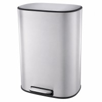 Trash can REXITE-12L stainless steel matt