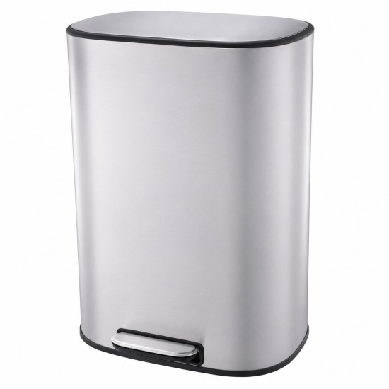Trash can REXITE-12L stainless steel matt