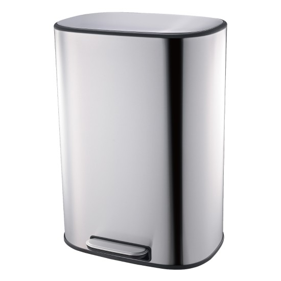 Trash can REXITE-12L stainless steel matt