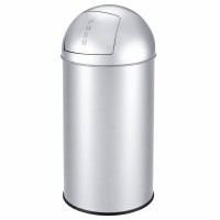 Šiukšlių dėžė SOLO-35L nerūdijančio plieno chromas