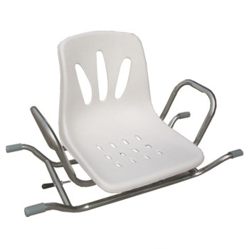 The chair is placed on the bathtub H793S with armrests