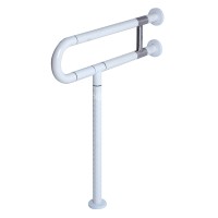 Handrail with support leg H7948 white