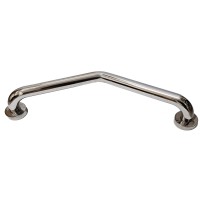Curved bathroom handle H7959 chromed